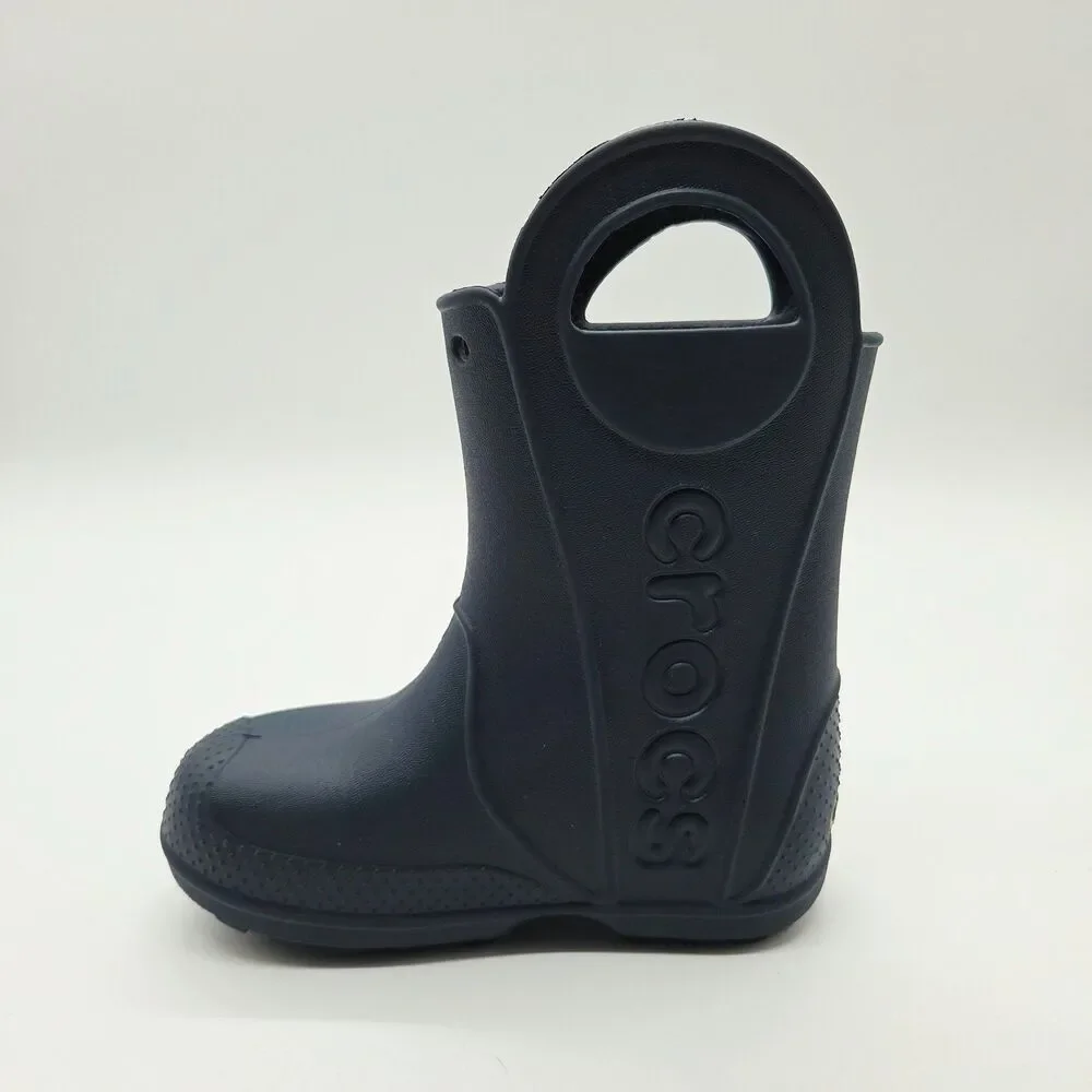 Crocs Toddler Handle It Rain Boots Navy Size 10c